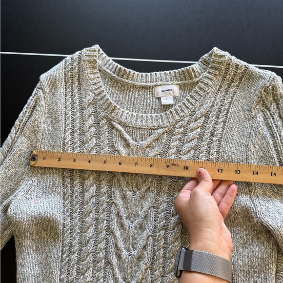 🔥 4 for $20 DEAL 🔥 Old Navy Cable Knit Sweater Size L – L READ - Picture 7 of 10